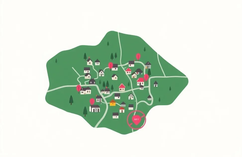 Carte du secteur d'intervention autour de Saint-Brice-sous-Forêt (95350)